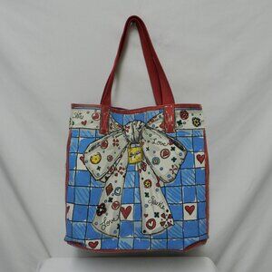 Brighton Love Sparkle Dog Doggy Cat Kitty large canvas bag hearts bow